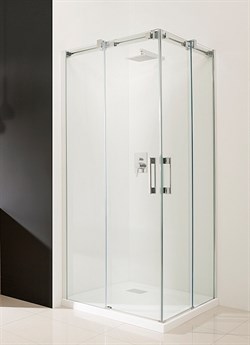 Radaway Прямоугольные однодверные раздвижные душевые кабины Espera KDD 90/L арт. 380151-01L прозрачн - фото 10537