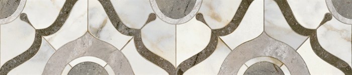 OS/A288/6000 Бордюр Кантата глянцевый 25x5,4x0,8 - фото 55242