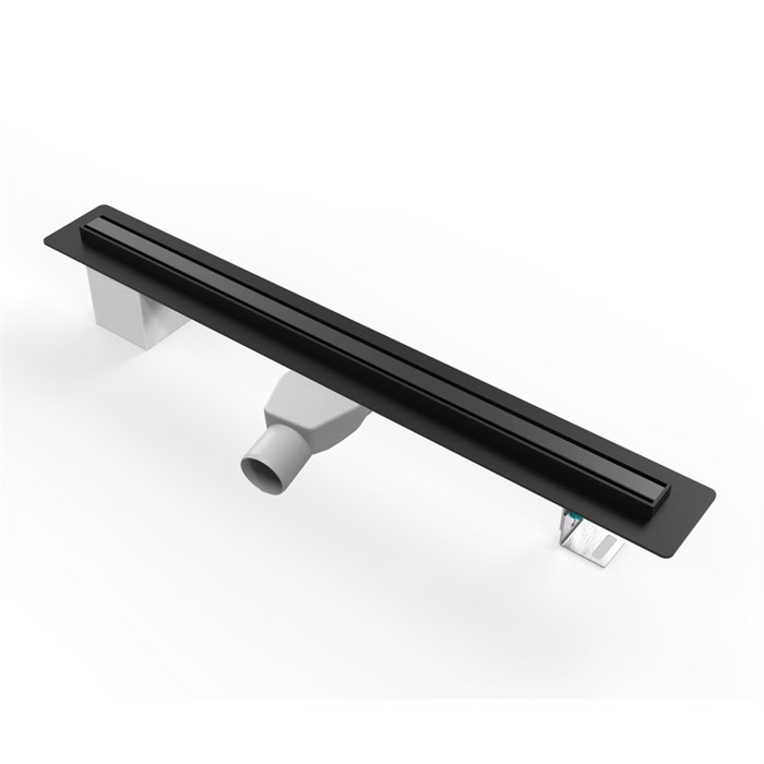 CH800SLC Душевой лоток Paini Slim Line 800 мм D50, черный матовый - фото 59436