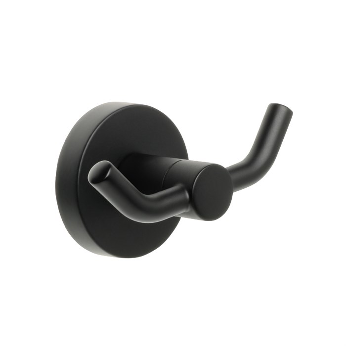 FX-86005A Крючок двойной черный "COMFORT BLACK" - фото 63541