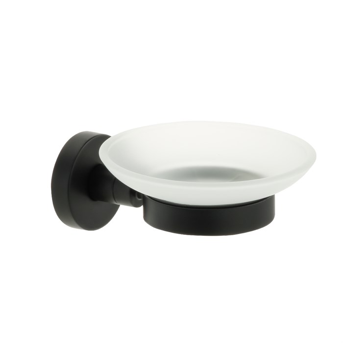 FX-86008 Мыльница стекло черная "COMFORT BLACK" - фото 63549