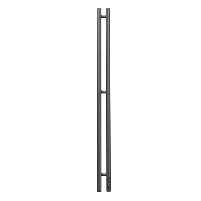 Полотенцесушитель электрический Деметра PN12812GB П3 80x1200 диммер справа, графит блеск - фото 79123