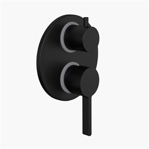 {{photo.Alt || photo.Description || '74PZ6911 Смеситель для ванны Paini Brera встраиваемый, черный матовый PVD'}}