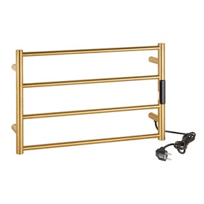 {{photo.Alt || photo.Description || '704153085 Электрический полотенцесушитель мини 560x370x90 мм, 63W, нержавеющая сталь, матовое золотая'}}