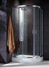 Radaway Полукруглые двухдверные асcиметричные душ. кабины Premium Plus E арт.30493-01-06N фабрик - фото 10929