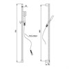 Комплект для душа Paini Genova GNCR121 со стойкой - фото 27765