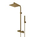 84PJ689TH Dax-R Душевая система с термостатом, рассеиватель 250 мм. латунь, матовое золото PVD - фото 52008