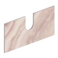 COb.VT278\56 Спец.дек.изделие CONO (задняя стенка) из Onice розовый 55, с вырезом под сифон - фото 60189
