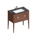 PL.CN.80.1\NUT.M Тумба PLAZA Classic NEO напольная с ящиком 80, орех матовый - фото 60439
