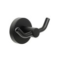 FX-86005A Крючок двойной черный "COMFORT BLACK" - фото 63541