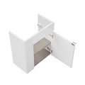 LAT.50.1/WHT Тумба LATO подвесная с дверцей 50, белая глянцевая - фото 66888