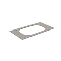MA.2.1.SG519920R/90 Спец. изделие декоративное для раковин, встраиваемых сверху MAGICA Риккарди 90 см, серый матовый - фото 66973