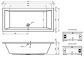 BA60 Ванна LUSSO 200x90/390 l - фото 67932