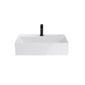 LO.wb.60.1 Раковина LOGICA мебельная\подвесная с одним отверстием 60, белая глянцевая - фото 74731