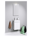 Леон-МР тумба под умывальник подвесная, цвет белый Ln-MP.01.04/W, ТМ «AQWELLA» - фото 75473