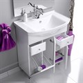 BA0107K "Барселона-Люкс" тумба под умывальник  на ножках с двумя ящиками и корзиной Ba-L.01.07.К - фото 76074