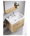 FOS01072DS "Фостер" Тумба под умывальник подвесная, цвет дуб сонома,  ТМ «AQWELLA» - фото 76317