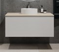 Coss.01.100/P/W-DG/JR Тумба Cossety 100 подвесная Белый/Дуб Мавелла голд - фото 77940