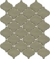 KM2630M0051N Арабески Марокко зелёный матовый 26x30x0,7 - фото 80823