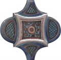 KMP3STA010M6X Панно Арабески Марокко 1 (из 6 частей 6,5x6,5) 10x25x6,9 - фото 80842