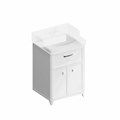 PO.M.60.1/WHT Тумба POMPEI напольная с ящиком и дверцами 60, белая глянцевая - фото 84556