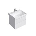 CUB.60.2/WHT.M Тумба CUBO подвесная с ящиками 60, белая матовая - фото 84715