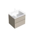 CUB.60.2/LIM Тумба CUBO подвесная с ящиками 60, лимо матовая - фото 84725