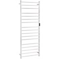 704151064 Электрический полотенцесушитель 600x1680 мм, 285W, нержавеющая сталь, белый - фото 85280